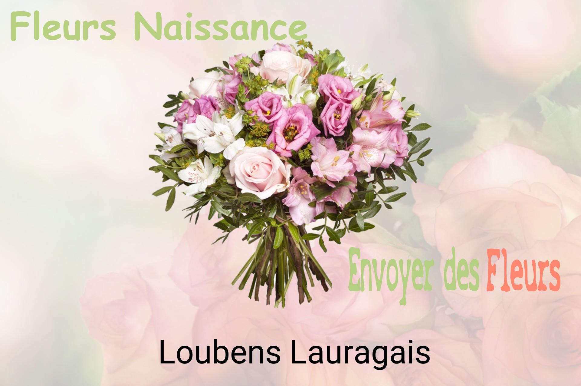 Bouquet de fleurs de naissance livré à Loubens-Lauragais